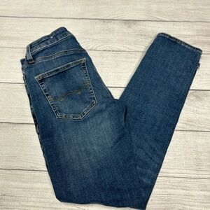 American Eagle Outfitters Men's Slim Jeans - Dark Blue